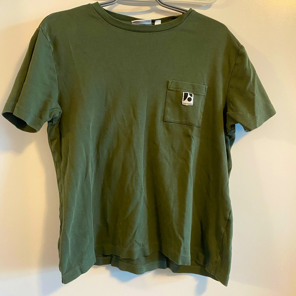 Green Frank and Oak Pocket T-Shirt